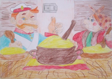 Бытовые сказки. Каша из топора