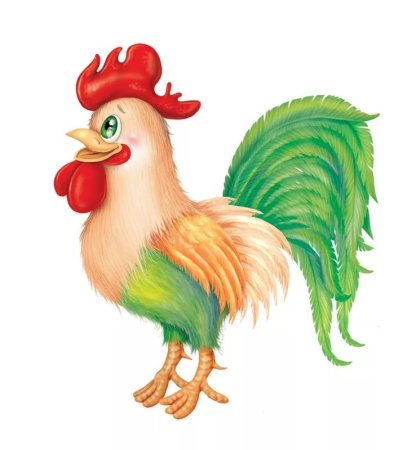 Петушок рисунок
