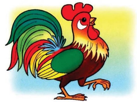 Петух рисунок