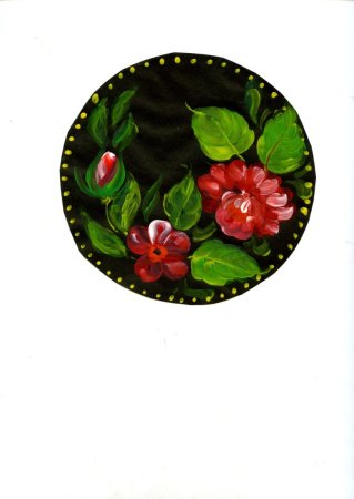 Жостово роспись по металлу рисунки