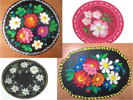 Жостовская роспись для детей простые