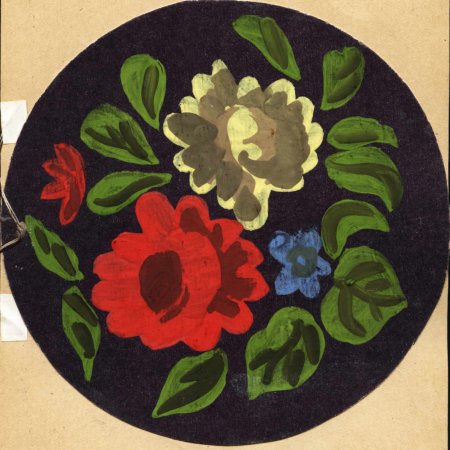 Роспись подноса 5 класс изо Жостово