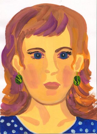 Портрет мамы детский