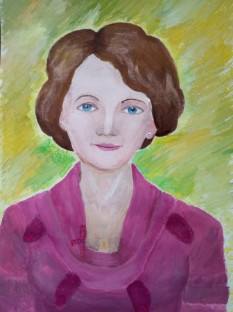 Рисунок мамы красками