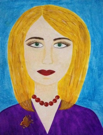 Поэтапный портрет мамы для детей