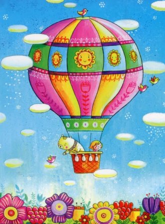 Рисование воздушные шары