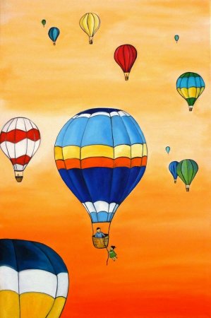 Рисование воздушные шары