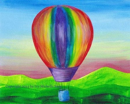 Рисование воздушные шары