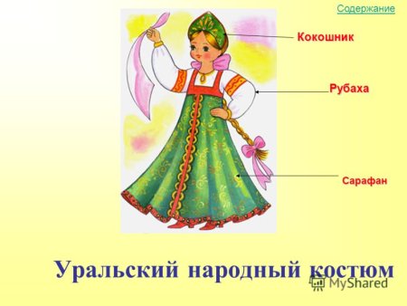 Уральский народный костюм
