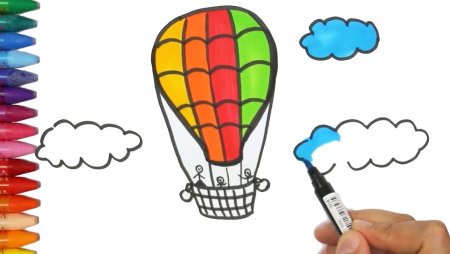 Рисование воздушный шар старшая группа