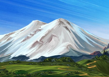 Арарат Казбек Эльбрус