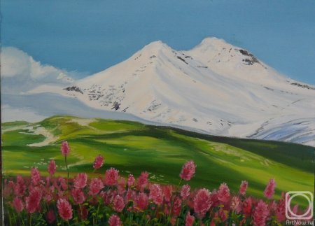 Гора Эльбрус рисунок цветными карандашами - 43 фото