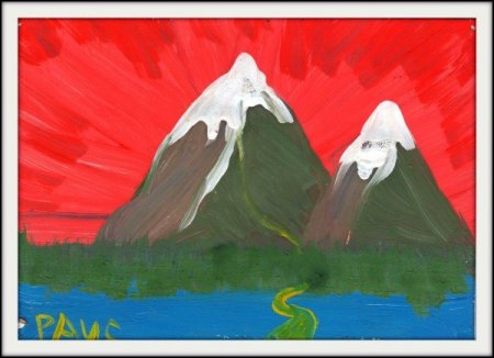 Эльбрус рисунок