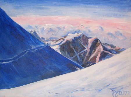 Кисловодский художник Эльбрус