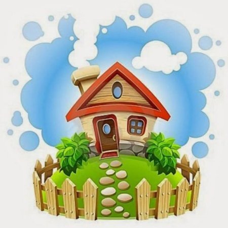 Домик в деревне логотип