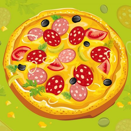 Пицца из пластилина для детей