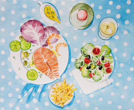 Рисование полезных продуктов