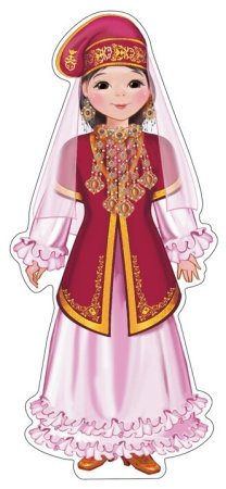 Девочка в татарском костюме