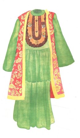 Кулмэк татарский национальный костюм