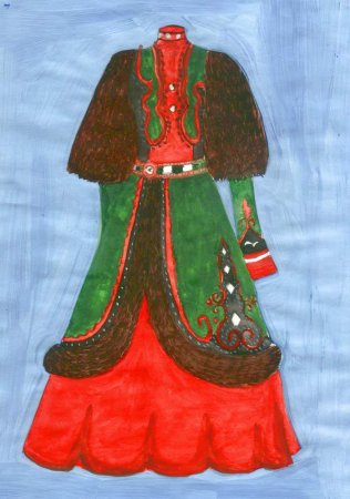 Национальные костюмы иллюстрации