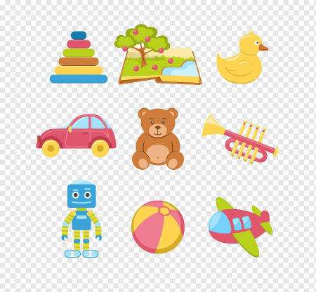 Детские игрушки вектор