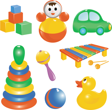 Детские игрушки в детском саду