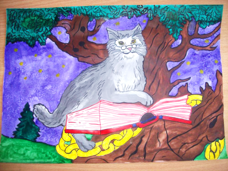 Дуб зеленый златая цепь на дубе том