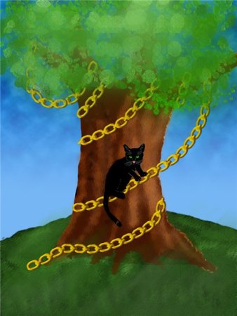 Сказки Пушкина у Лукоморья дуб зеленый