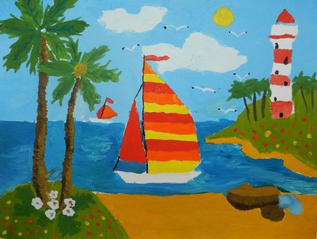 Рисование для детей красками