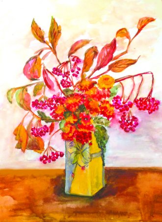 Рисование осенний натюрморт подготовительная группа