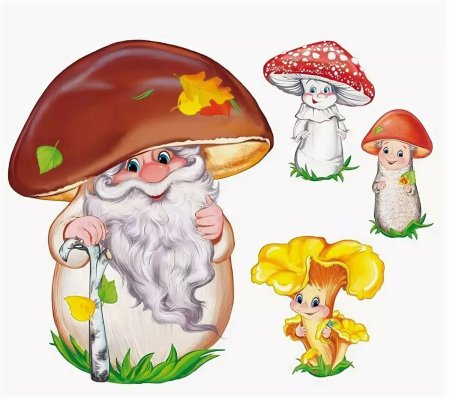 Грибочки для украшения группы