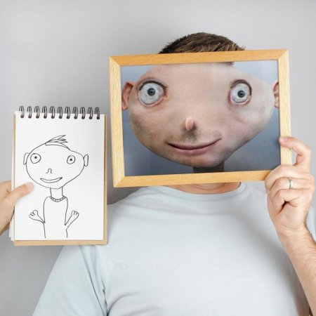 Детские рисунки в реальной жизни