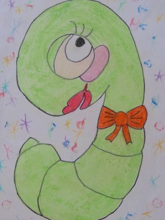 Рисунок на тему волшебные цифры