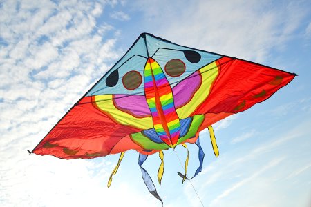 Воздушный змей красками