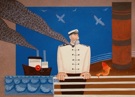 Моряк иллюстрация