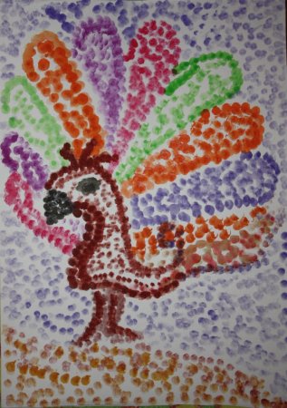 Пуантилизм для детей 4-5 лет