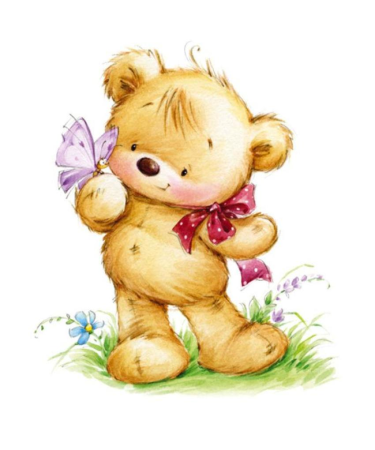 Медвежонок рисунок