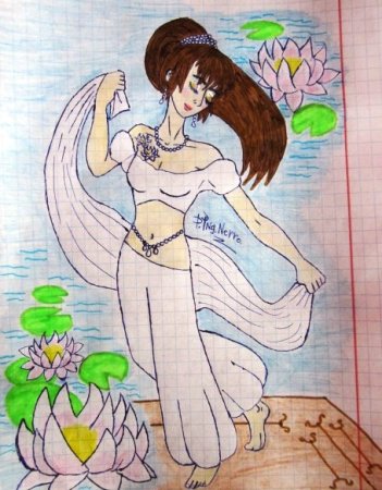 Восточная красавица мультяшная