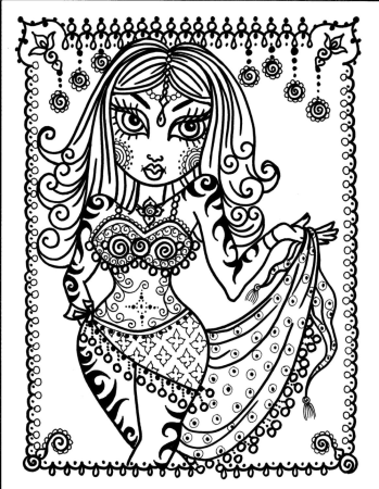 Раскраска Шахерезады