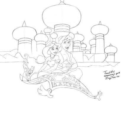 Рисунок Шахерезады