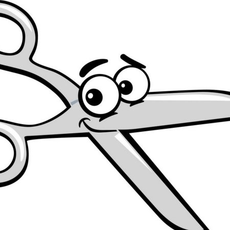 Ножницы мультяшные