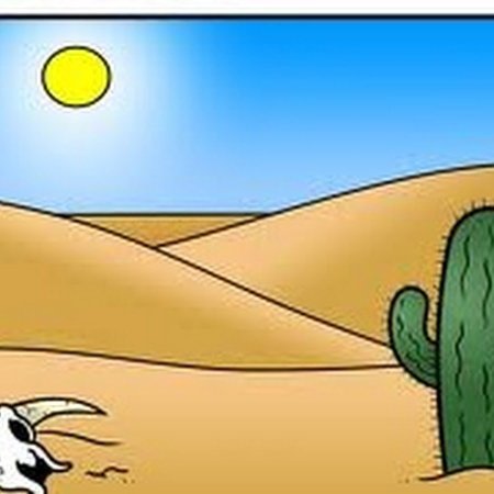 Рисование на тему пустыня