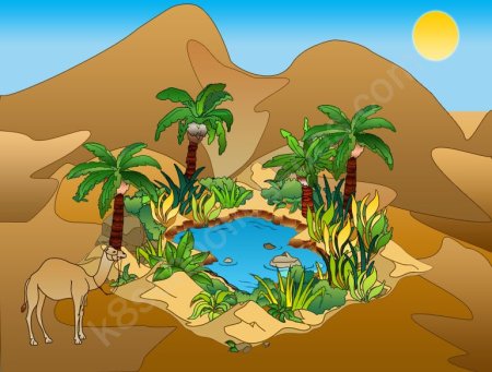 Пустыня для детей