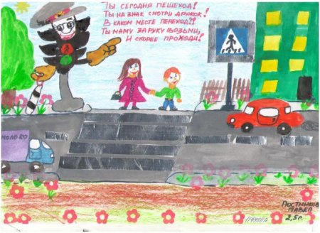 Название рисунков по ПДД