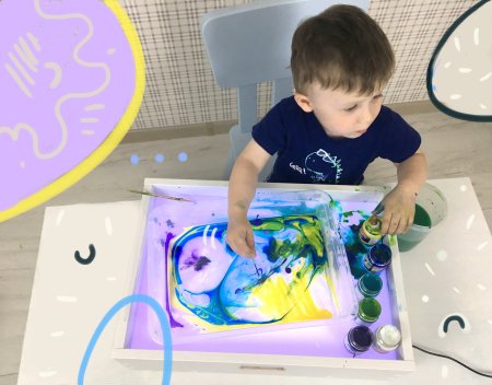 Аква анимация эбру