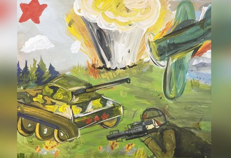 Детские рисунки нет бендеровцам
