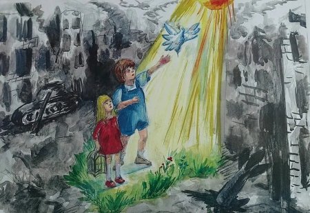 Детские рисунки о войне