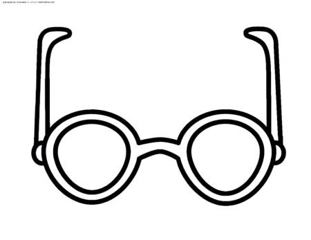 Очки раскраска