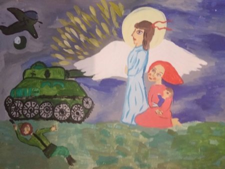 Лучшие работы Всероссийского конкурса рисунков о войне