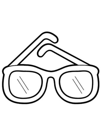 Очки с черной оправой